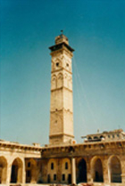 Great Umayyad mosque- minaret Great Umayyad mosque