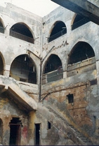 Khan Al-Khashla building- Upper rooms overlooking inner courtyard Khan Al-Khashla building