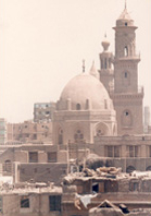 Qala' un Complex- Dome and minaret Qala' un Complex
