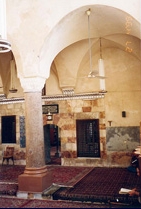 Qutaishiya mosque- praying riwaq Qutaishiya mosque
