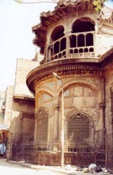 Western Façade looking North; Stone deterioration 