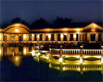 Fountain at night